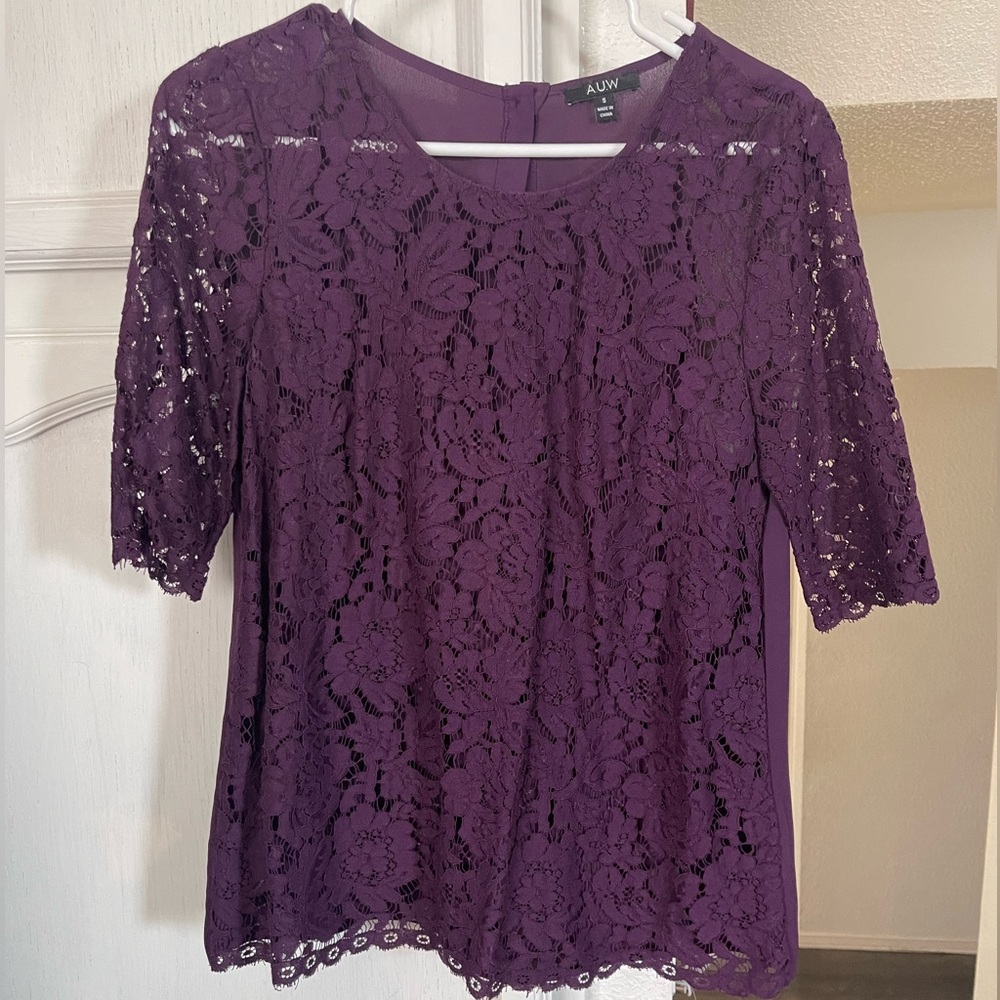 AUW Purple Blouse